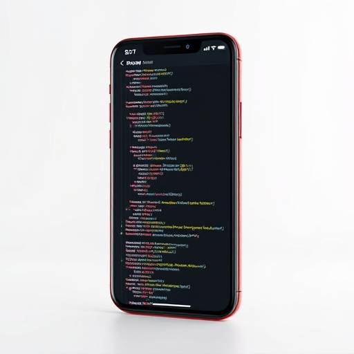 A smartphone displaying a React Native application, representing mobile app development.